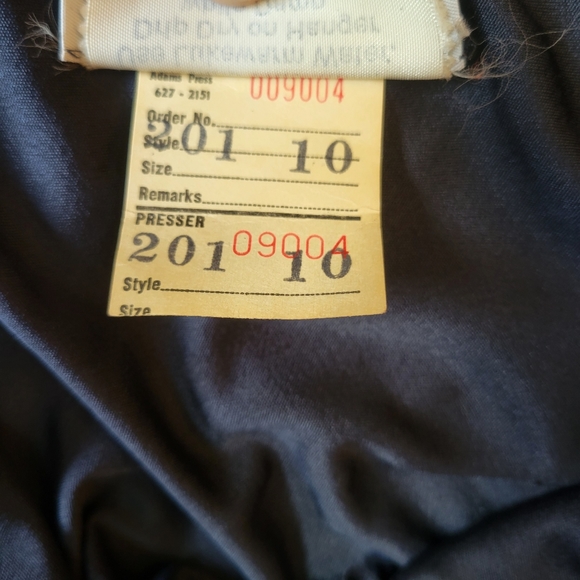 Vintage 70s Claralura Original Black Beaded Fringe Flapper Style Evening Dress - Picture 8 of 14